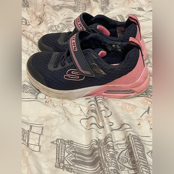 Skechers Navy Blue and Pink shoes size 12 - Picture 5 of 10